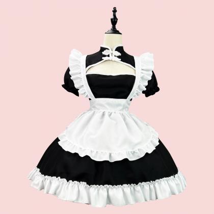 Anime Maid Cosplay Costume Dress For School Girls..