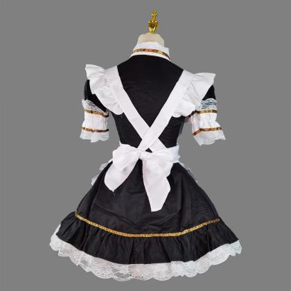 Anime Maid Cosplay Costume Dress For School Girls..