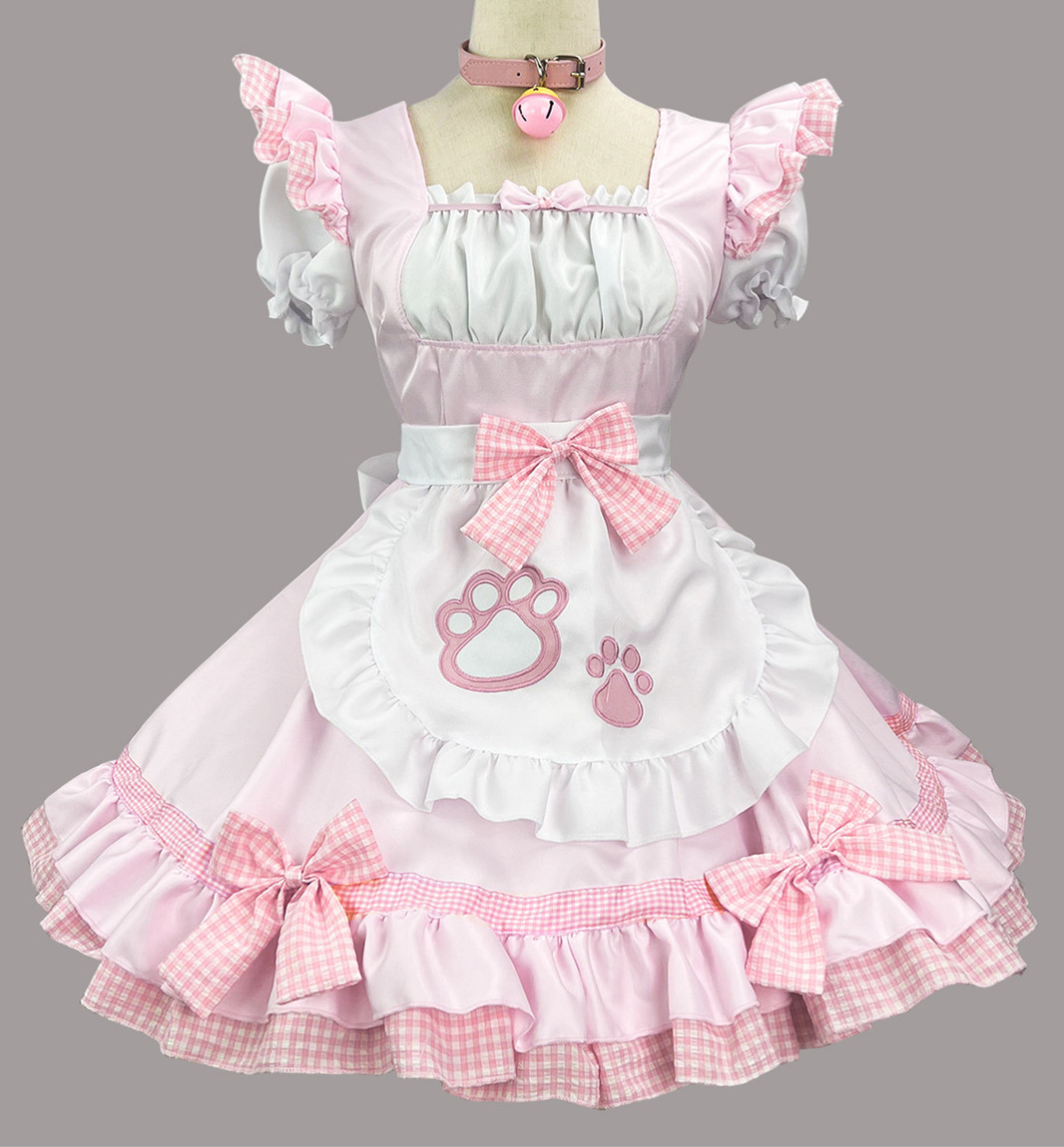 Anime Maid Cosplay Costume Dress For School Girls Maid Outfits Cute Lolita Dress Yc003
