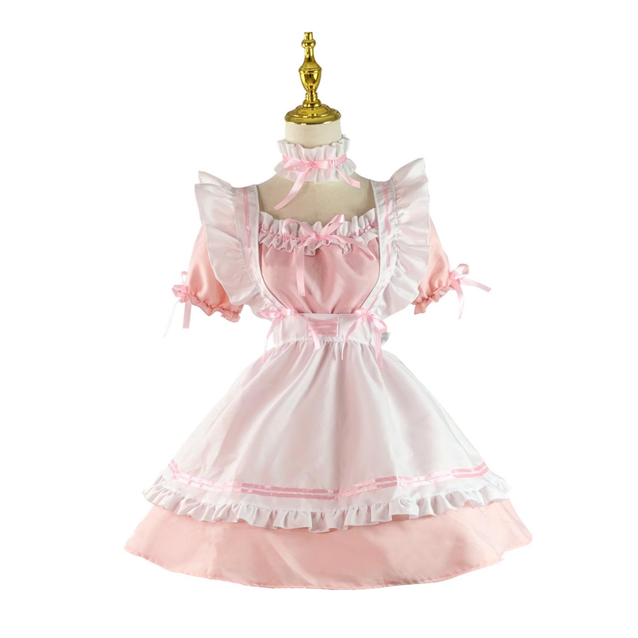 Anime Maid Cosplay Costume Dress For School Girls Maid Outfits Cute Lolita Dress Yc006