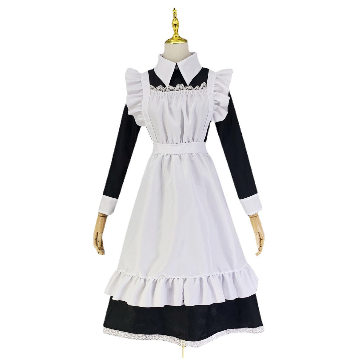 Anime Maid Cosplay Costume Dress For School Girls Maid Outfits Cute Lolita Dress Yc014