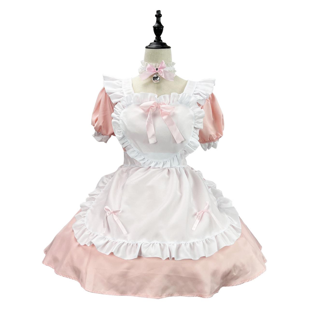 Anime Maid Cosplay Costume Dress For School Girls Maid Outfits Cute Lolita Dress Yc018