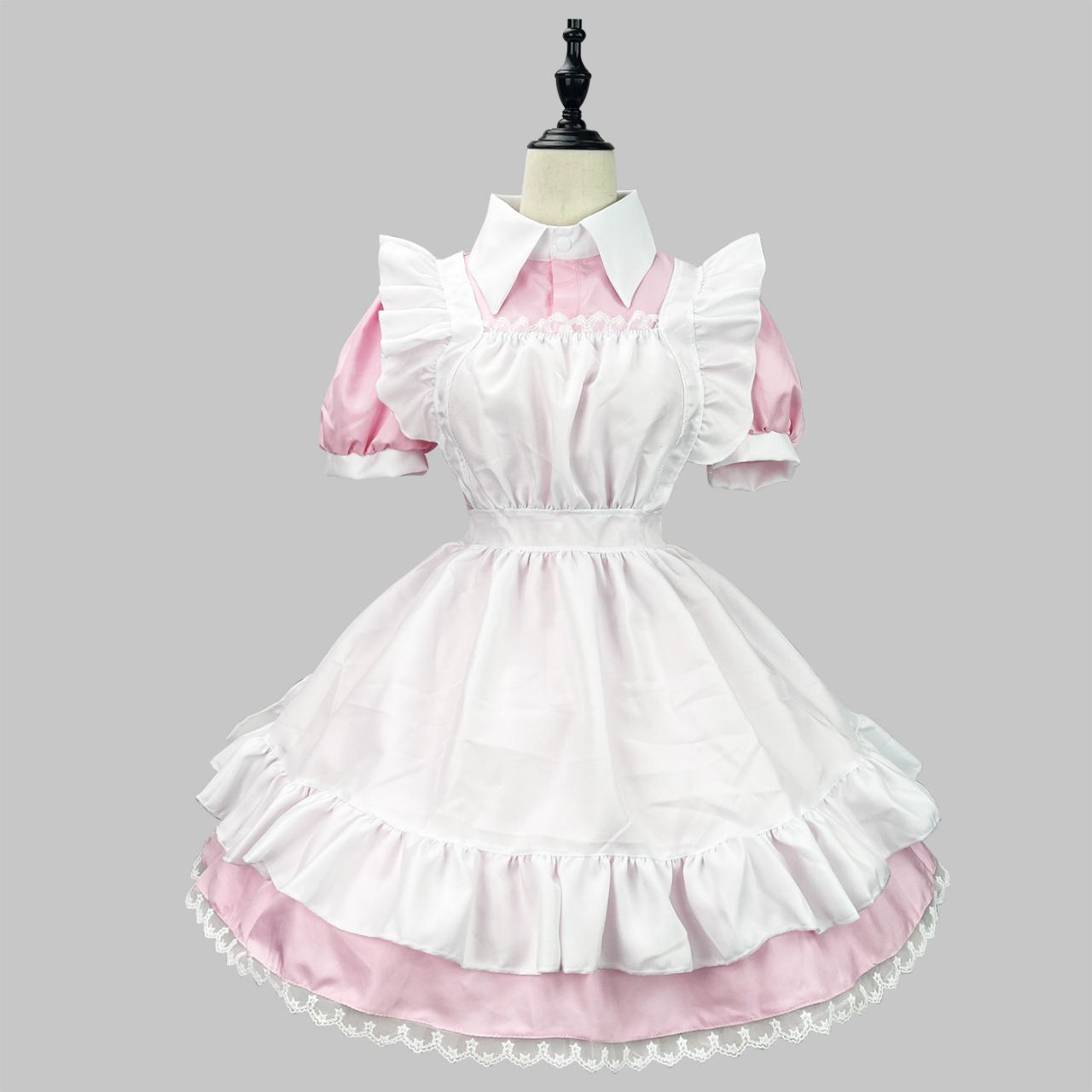 Anime Maid Cosplay Costume Dress For School Girls Maid Outfits Cute Lolita Dress Yc028