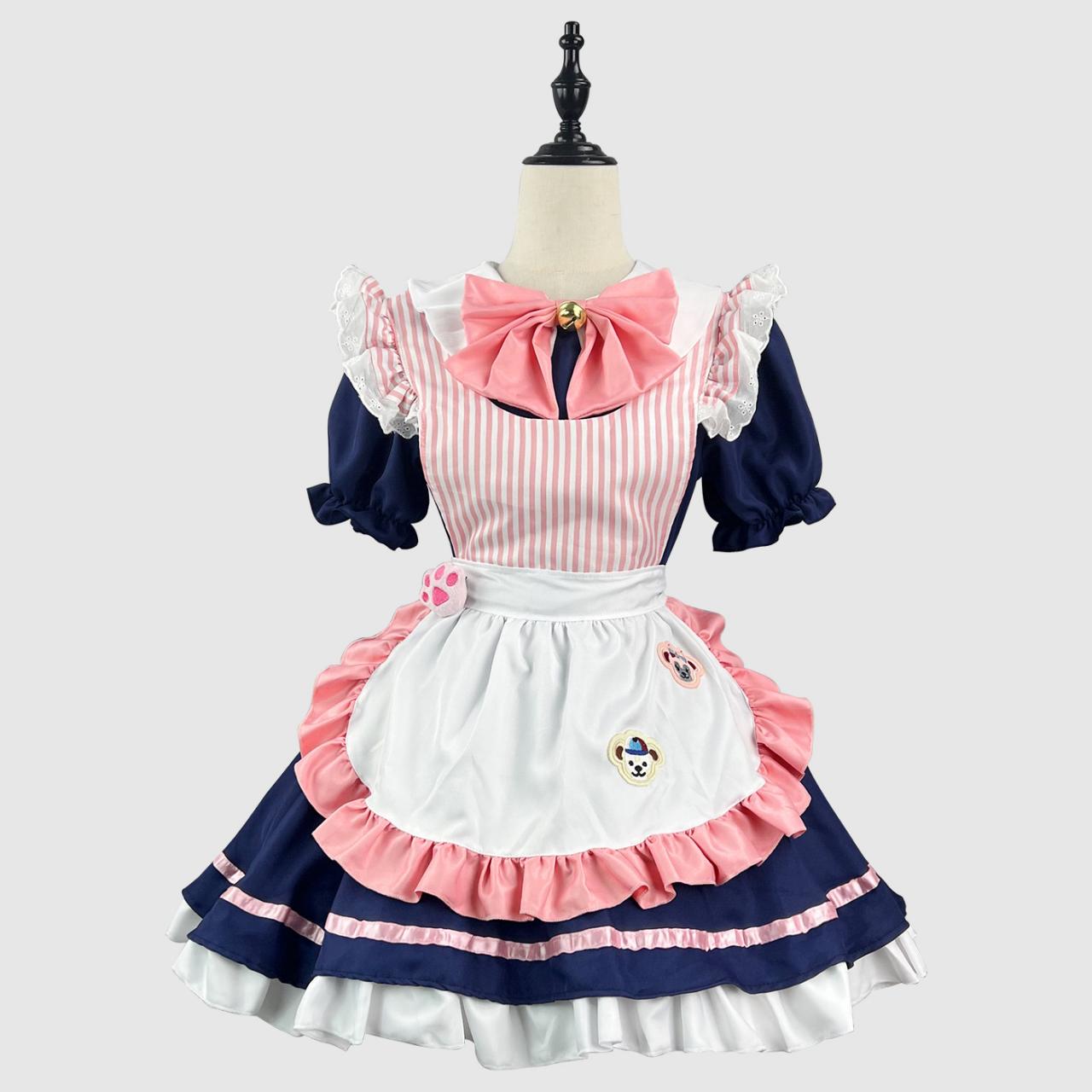 Anime Maid Cosplay Costume Dress For School Girls Maid Outfits Cute Lolita Dress Yc029