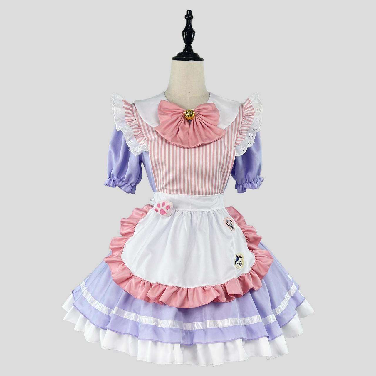 Anime Maid Cosplay Costume Dress For School Girls Maid Outfits Cute Lolita Dress Yc031
