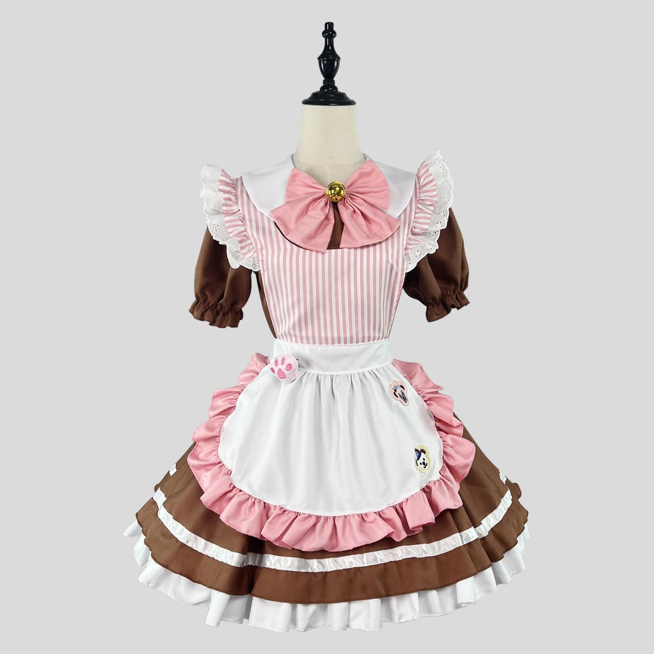 Anime Maid Cosplay Costume Dress For School Girls Maid Outfits Cute Lolita Dress Yc032