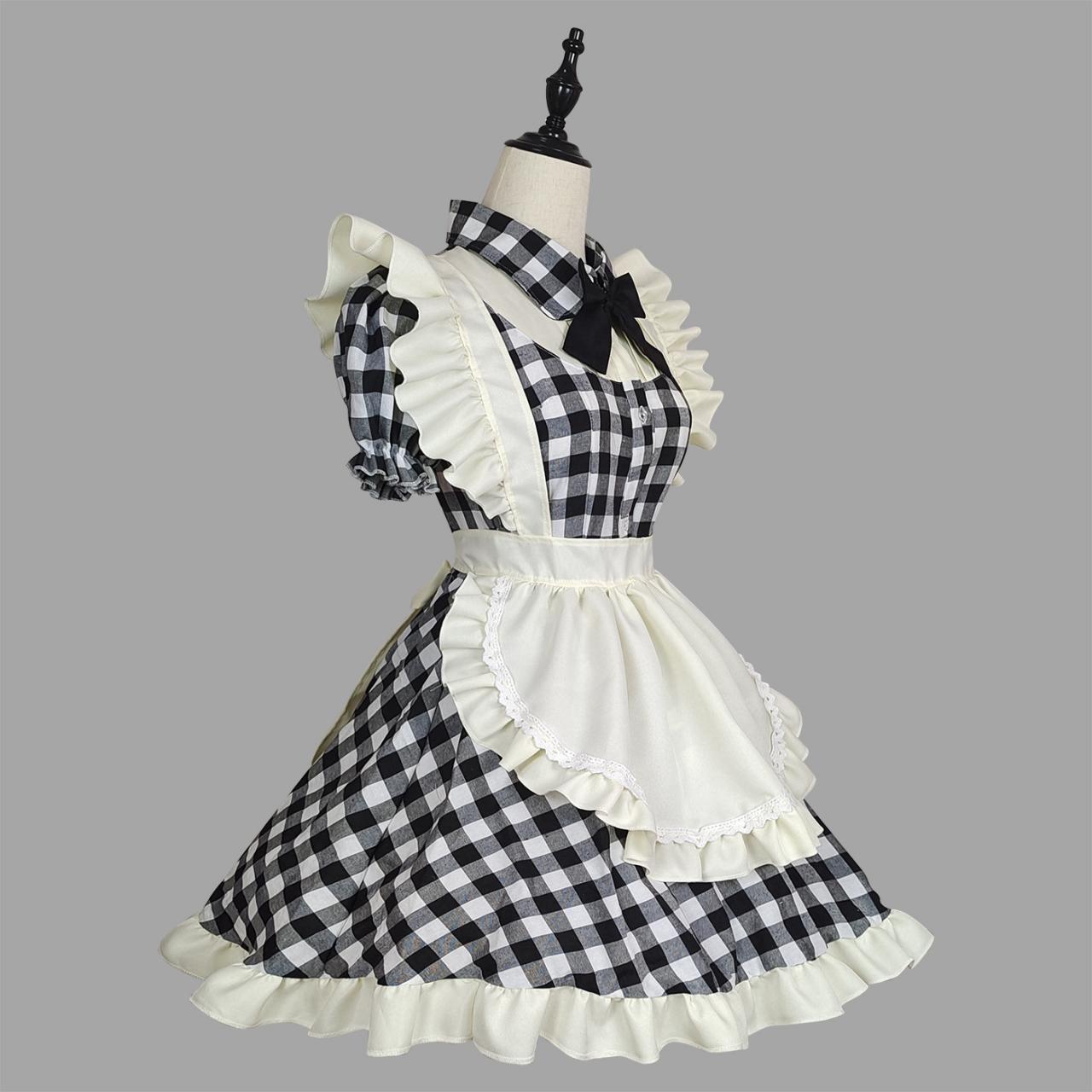 Anime Maid Cosplay Costume Dress For School Girls Maid Outfits Cute Lolita Dress Yc043
