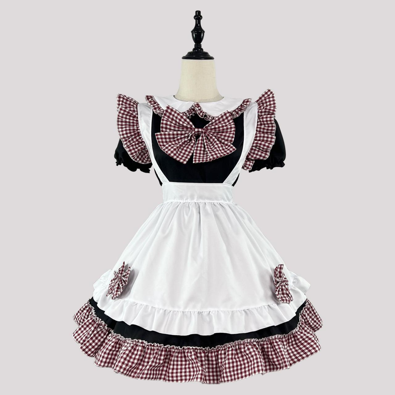 Anime Maid Cosplay Costume Dress For School Girls Maid Outfits Cute Lolita Dress Yc055
