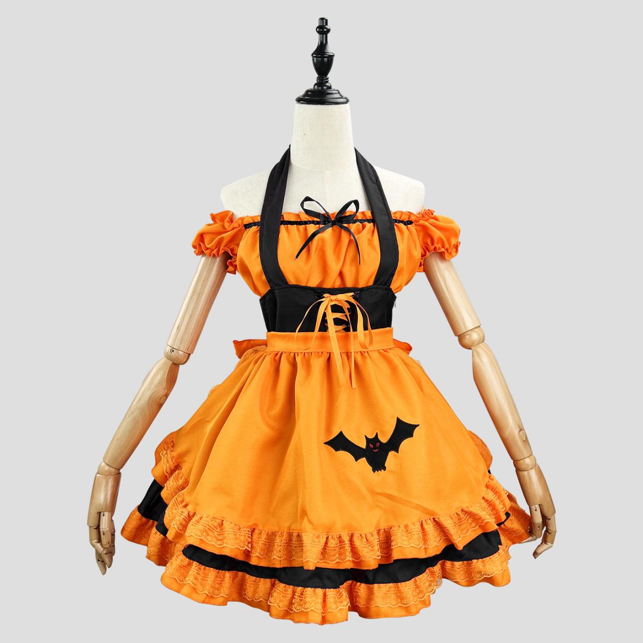 Anime Maid Cosplay Costume Dress For School Girls Maid Outfits Cute Lolita Dress Yc061