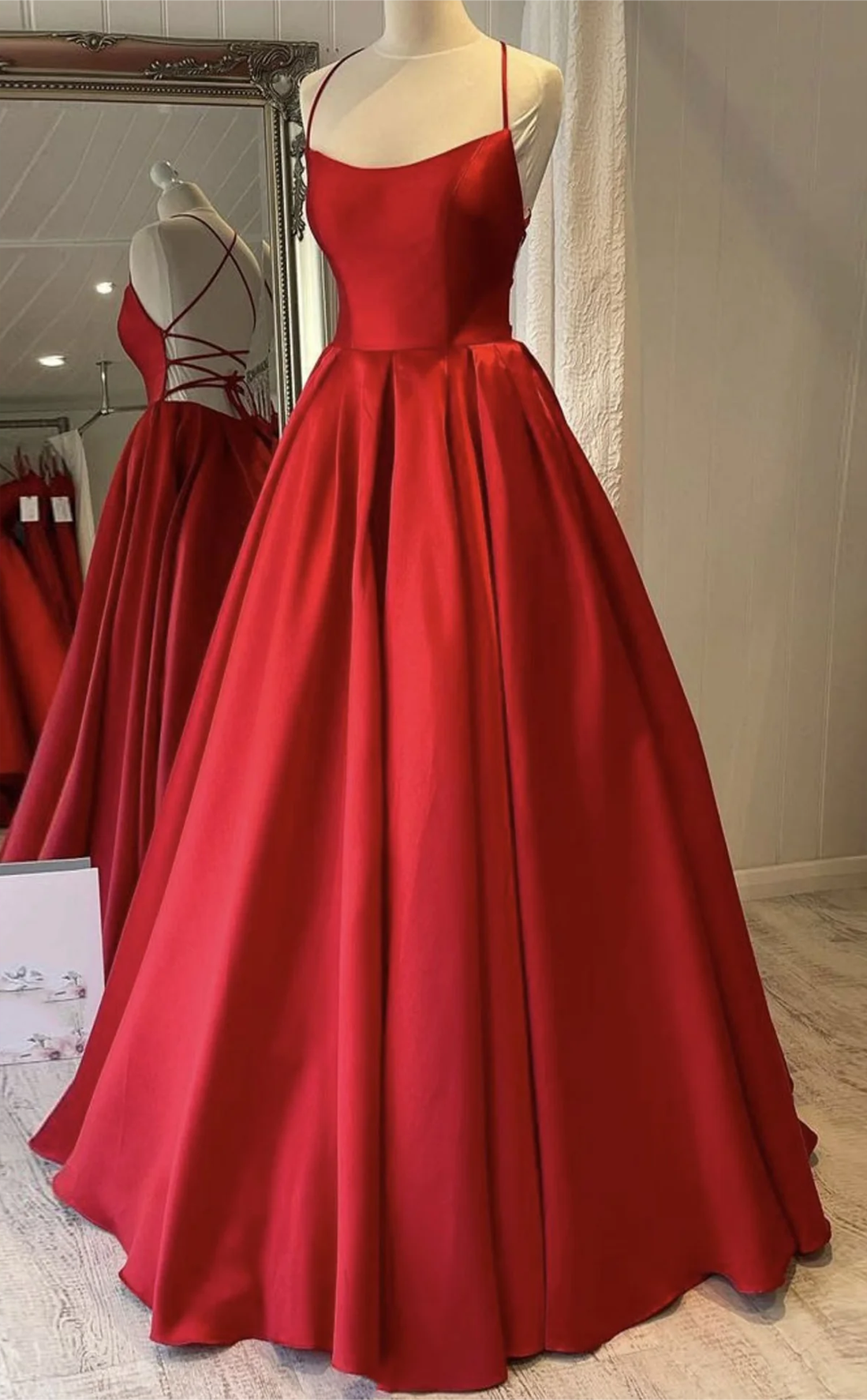 Women A-line Satin Prom Dresses Long Backless Evening Party Gowns Sleeveless Formal Dress Yp090