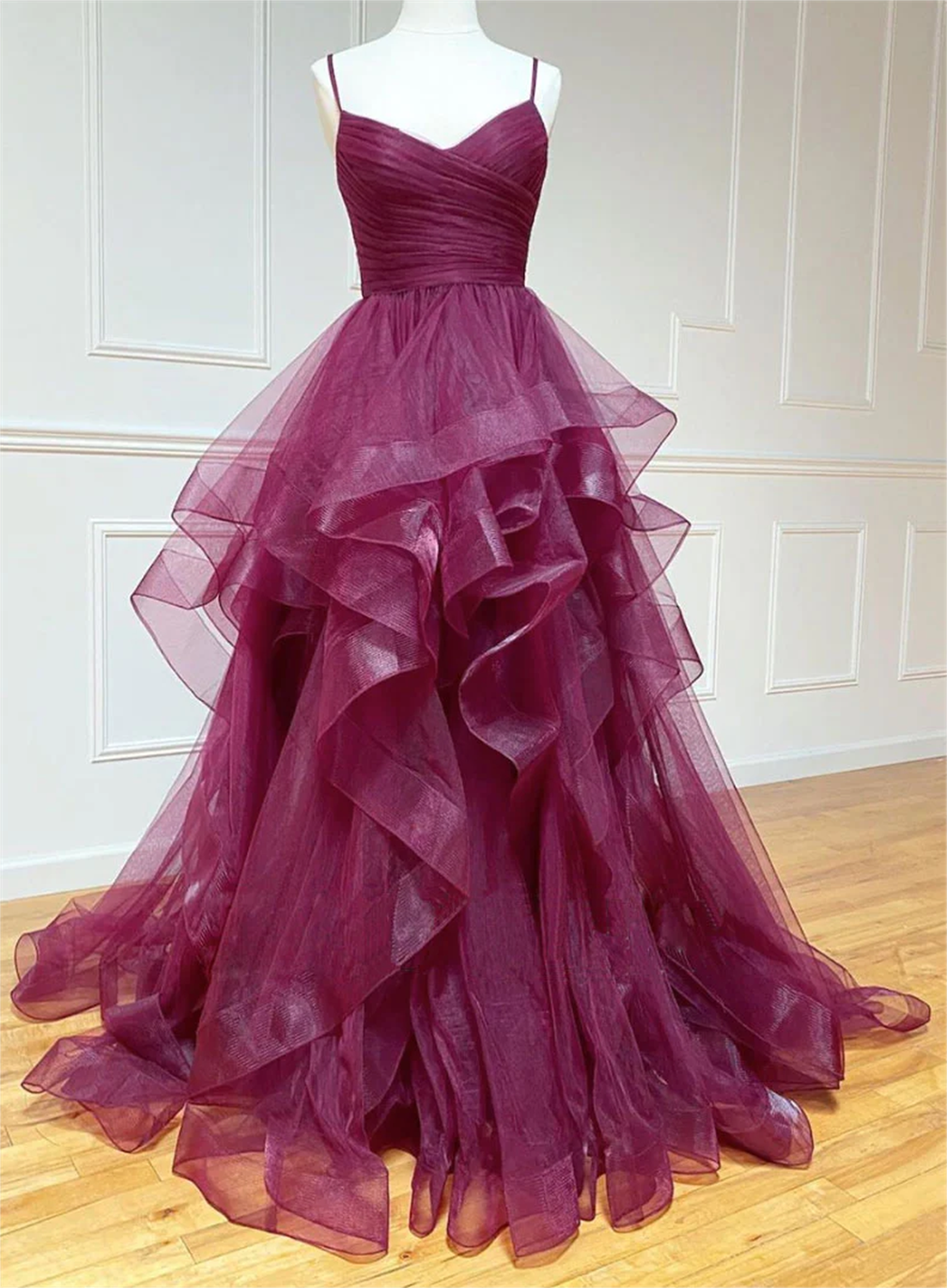 Women A-line Tulle Prom Dresses Long Sweetheart Evening Party Gowns Sleeveless Formal Dress Yp099