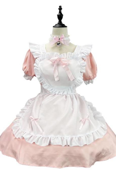 Anime Maid Cosplay Costume Dress For School Girls Maid Outfits Cute Lolita Dress Yc018