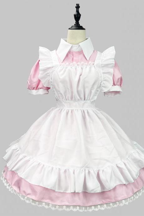 Anime Maid Cosplay Costume Dress For School Girls Maid Outfits Cute Lolita Dress Yc028
