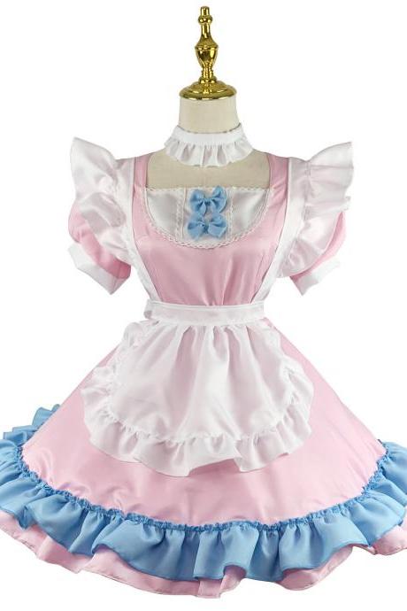 Anime Maid Cosplay Costume Dress For School Girls Maid Outfits Cute Lolita Dress Yc058