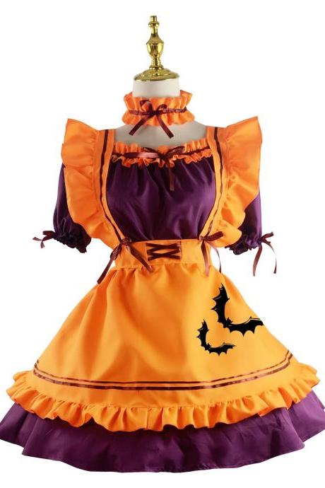 Anime Maid Cosplay Costume Dress For School Girls Maid Outfits Cute Lolita Dress Yc060