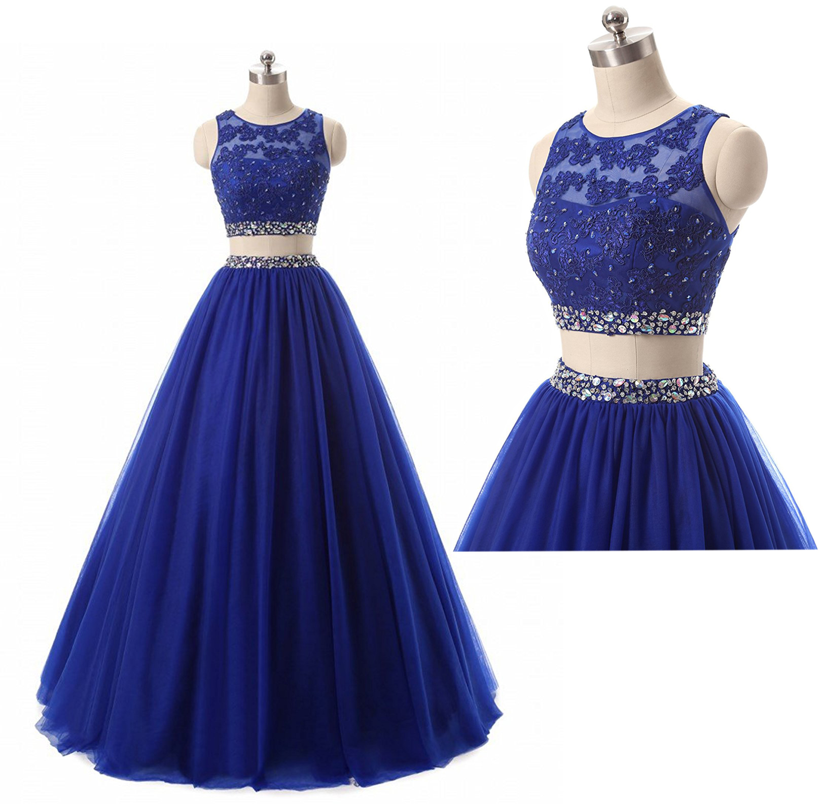 party wear blue
